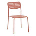 Scaun de exterior Stackable, Teracotă, 52x46x83 cm