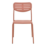 Scaun de exterior Stackable, Teracotă, 52x46x83 cm