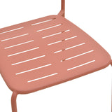 Scaun de exterior Stackable, Teracotă, 52x46x83 cm