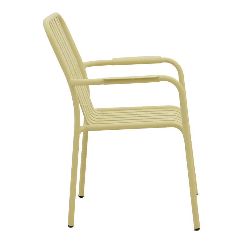 Scaun de exterior Vista stivuibil, aluminiu, Antracit, 62x60x84 cm - Bej