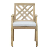Scaun de gradina Bolen, Bej, 59x63x89 cm, perspectiva suplimentara