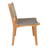 Scaun de gradina Darien Boho, Natural, 52x62x86 cm, detaliu produs