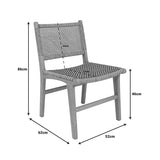 Scaun de gradina Darien Boho, Natural, 52x62x86 cm