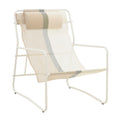 șEzlong Scaun de gradina Fasty Alb 65x83x86 cm