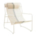 șEzlong Scaun de gradina Fasty Alb 65x83x86 cm