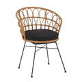 Scaun de gradina Felicia Negru 60x60x81 cm