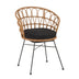Scaun de gradina Felicia Negru 60x60x81 cm