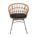 Scaun de gradina Felicia, Negru, 60x60x81 cm, detaliu produs