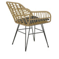 Scaun de gradina Naoki, Maro, 58x64x81 cm, imagine suplimentara
