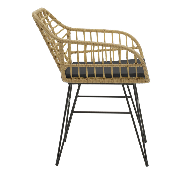 Scaun de gradina Naoki, Maro, 58x64x81 cm, detaliu produs