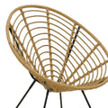 Scaun de gradina Naoki, Negru, 78x74x87 cm, foto produs 6