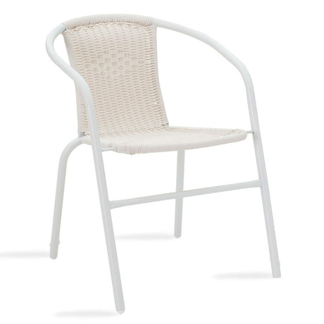 Scaun exterior Obbi, metal si PE, 56x54x73 cm
