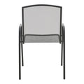 Scaun de gradina Pomedon stivuibil metal, negru, 56x64x87 cm, foto produs