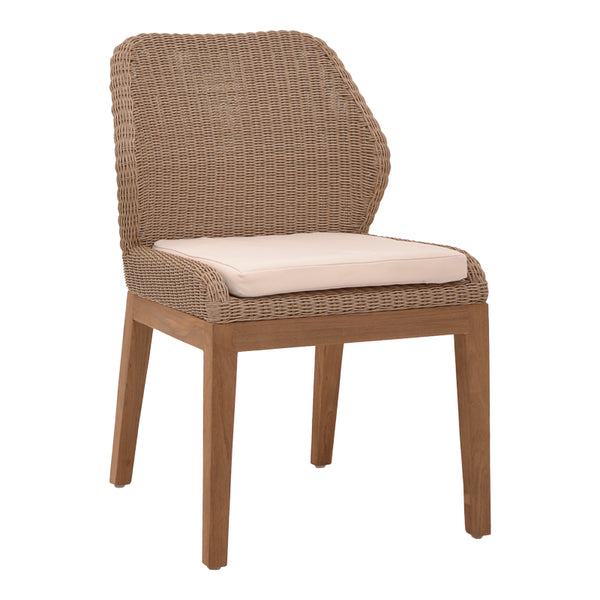 Scaun de gradina Swinton Boho, Natural, 53x63x86 cm