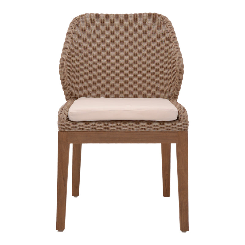 Scaun de gradina Swinton Boho, Natural, 53x63x86 cm
