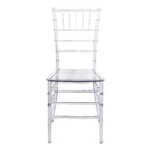 Scaun de gradina Tiffany transparent PC, Multicolor, 38x46x88 cm, perspectiva suplimentara