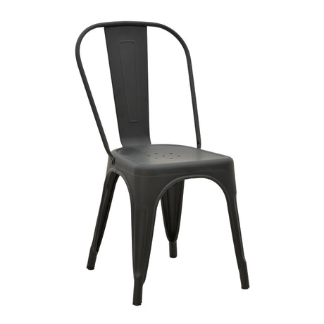 Scaun de gradina Utopia, Negru, 44x44x85 cm