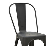 Scaun de gradina Utopia, Negru, 44x44x85 cm - Negru