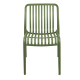 Scaun de gradina Zoi, verde inchis, 42x58x79 cm
