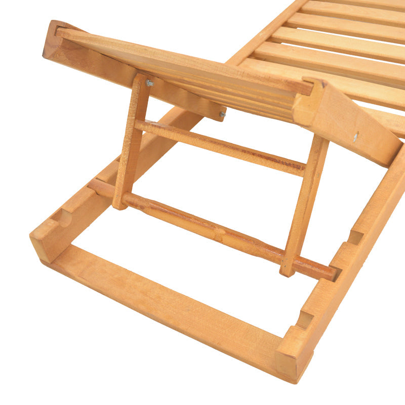 Sezlong Specta, Lemn masiv de fag, 60x190x50 cm - Natur