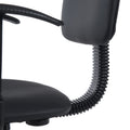 Scaun de receptie Icina I cu role, neagra, 58x54x102-123 cm, foto produs 7
