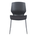 Scaun de vizitator, autentic negru cu perna, 47x52x85 cm, detaliu produs