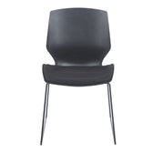 Scaun de vizitator, autentic negru cu perna, 47x52x85 cm, detaliu produs