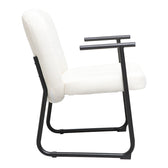 Scaun de vizitator Vindor, crem, 65x68x80 cm, detaliu produs