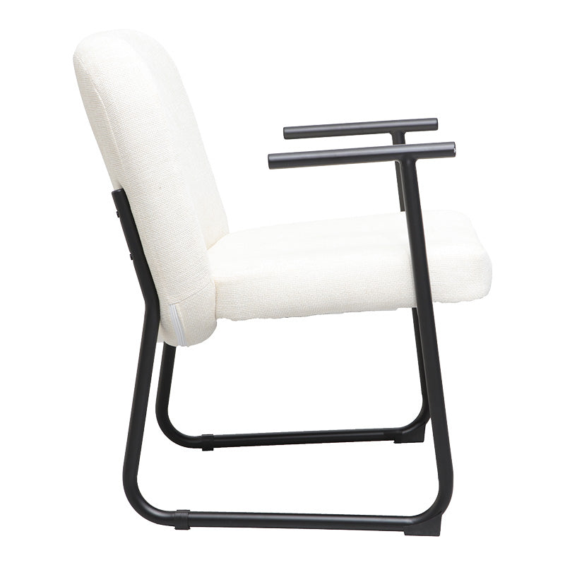 Scaun de vizitator Vindor, crem, 65x68x80 cm, detaliu produs