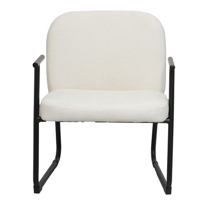 Scaun de vizitator Vindor, crem, 65x68x80 cm, perspectiva suplimentara