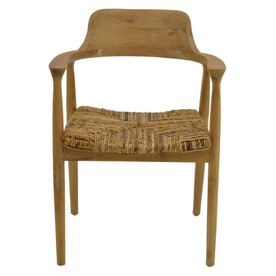 Scaun Denverone lemn de tec, Natura, Natur, 57x54x79 cm, foto produs