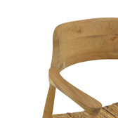 Scaun Denverone lemn de tec, Natura, Natur, 57x54x79 cm, foto produs 7