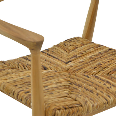 Scaun Denverone lemn de tec, Natura, Natur, 57x54x79 cm, foto produs 8