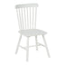 Scaun din lemn de cauciuc Melia, Alb, Lemn, 45x51x87 cm