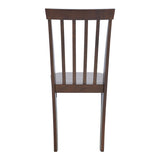 Scaun din lemn Houston, rubberwood, finisaj, nuc, 40x49x94 cm - Nuc