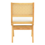 Scaun din lemn Winslow, alb, 46x58x80 cm