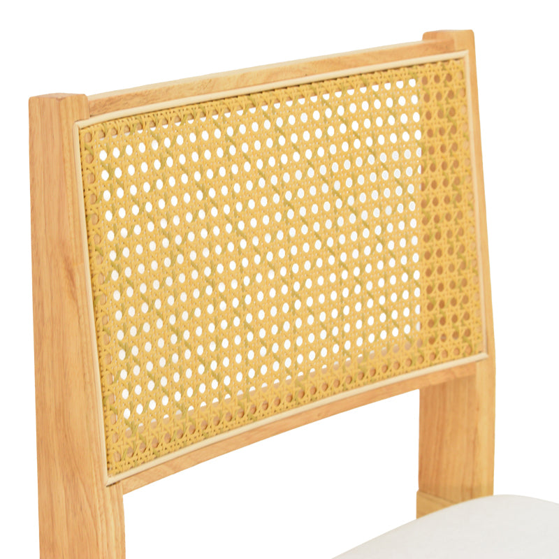 Scaun din lemn Winslow, alb, 46x58x80 cm