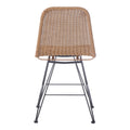 Scaun din ratan Pamela pe rattan, Natural, 44x58x82 cm, foto produs 6