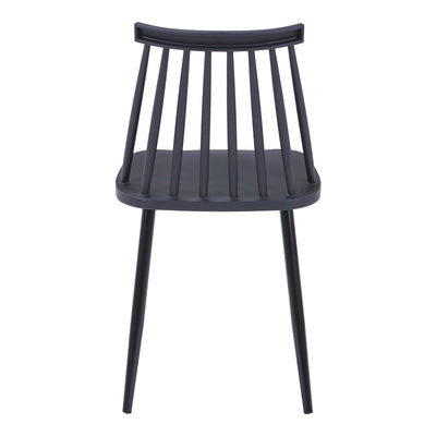 Scaun dining Aurora, Negru, polipropilena si metal, 42x49.5x77 cm, detaliu finisaj, metal, PP, polipropilenă, pentru living sau bucătărie