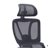 Scaun director birou Aish stofa plasa, neagra, 64x66x130 cm, perspectiva suplimentara