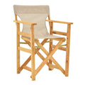 Scaun director Kompa din lemn de fag masiv, Natural - Gri Nexus 54x57 cm