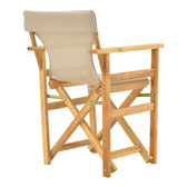 Scaun director Kompa din lemn de fag masiv, Natural - Gri Nexus, 54x57 cm, imagine suplimentara
