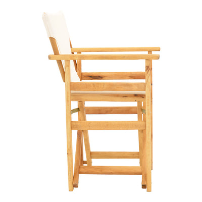 Scaun director Kompa din lemn de fag masiv, Natural - Nexus ecrou, 54x57 cm, detaliu produs