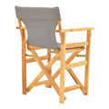 Scaun director Kompa din lemn de fag masiv, Natural - Tesatura Gri Nexus, 54x57 cm, imagine suplimentara