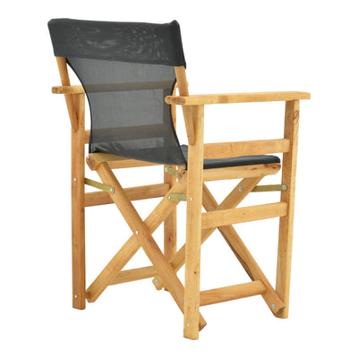 Scaun directorial Kompa din lemn de fag masiv, Natural - Tesatura neagra inchis Nexus, 54x57 cm, imagine suplimentara