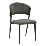 Scaun Dolez, Stofa, 49x59x82 cm - Antracit