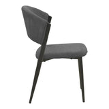 Scaun Dolez, Stofa, 49x59x82 cm - Antracit