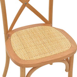 Scaun Dylon, Alb - Natural, 48x52x89 cm - Natural