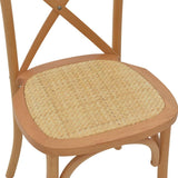Scaun Dylon, Alb - Natural, 48x52x89 cm - Natural