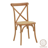 Scaun Dylon, Alb - Natural, 48x52x89 cm - Natural